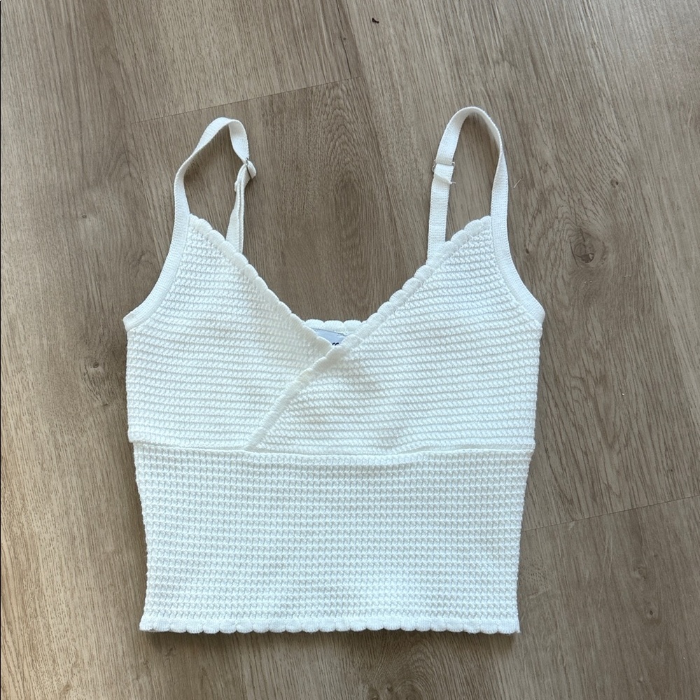 Princess Polly White Knit Camisole